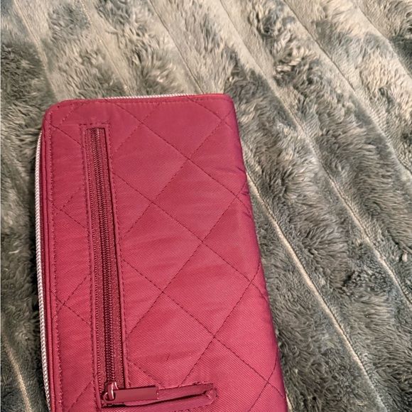 Vera Bradley Quilted Raisin Wallet - Picture 4 of 4